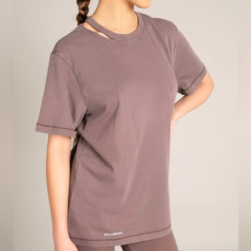 Boyfriend Tee - Mauve Boyfriend Tee
